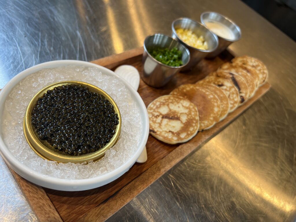 Caviar Service at Farnsworth